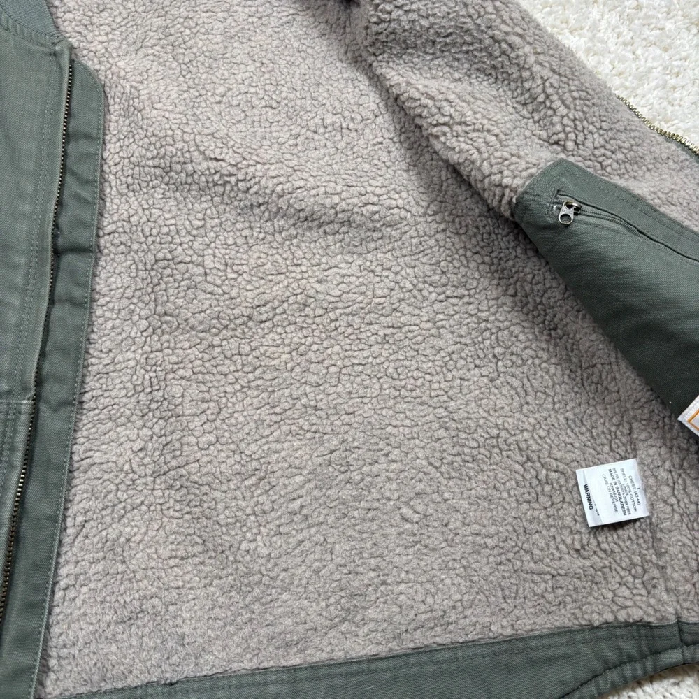 Ridgecut‎ Sherpa Lined Canvas Vest Tractor Supply 85th Anniversary Green L